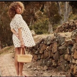 Doen Cadeau Mini Dress in Fleurs de Jonquille size S NWT